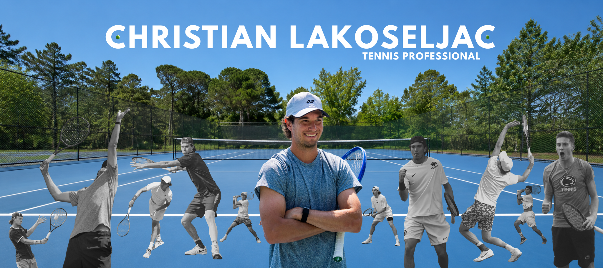 Custom Instagram banner created for Christian Lakoseljac Tennis Coach